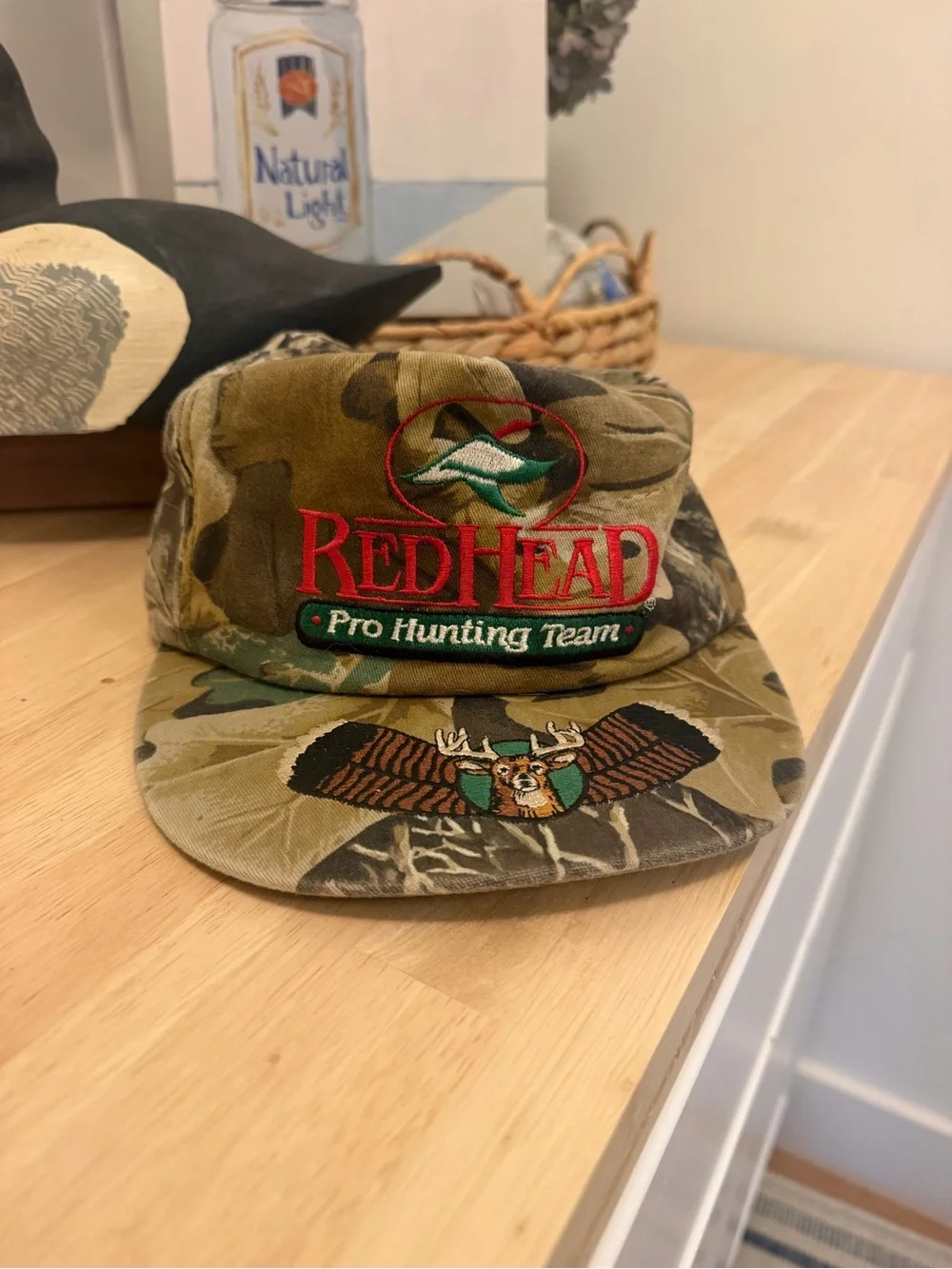 Vintage Camo RedHead Pro Hunting Team hat